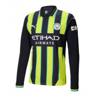 Manchester City Replica Away Shirt 2024-25 Long Sleeve